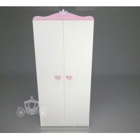 Шкаф двухстворчатый "Золушка pink"
